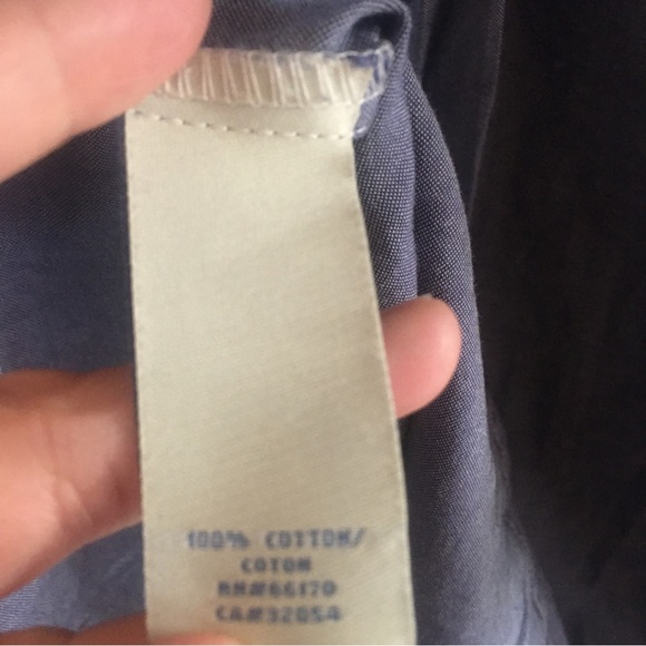 Anthropologie Odille Chambray Button down Shirt - Picture 7 of 8